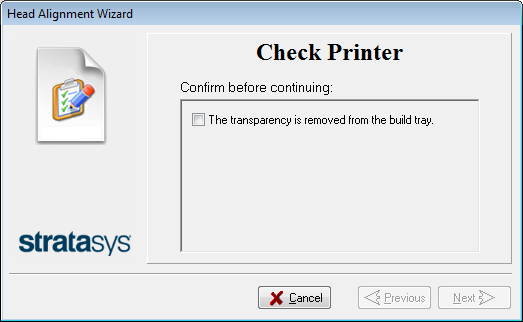 Выравнивание печатающих головок